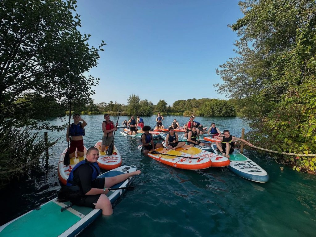 Paddleboarding on Kingfisher